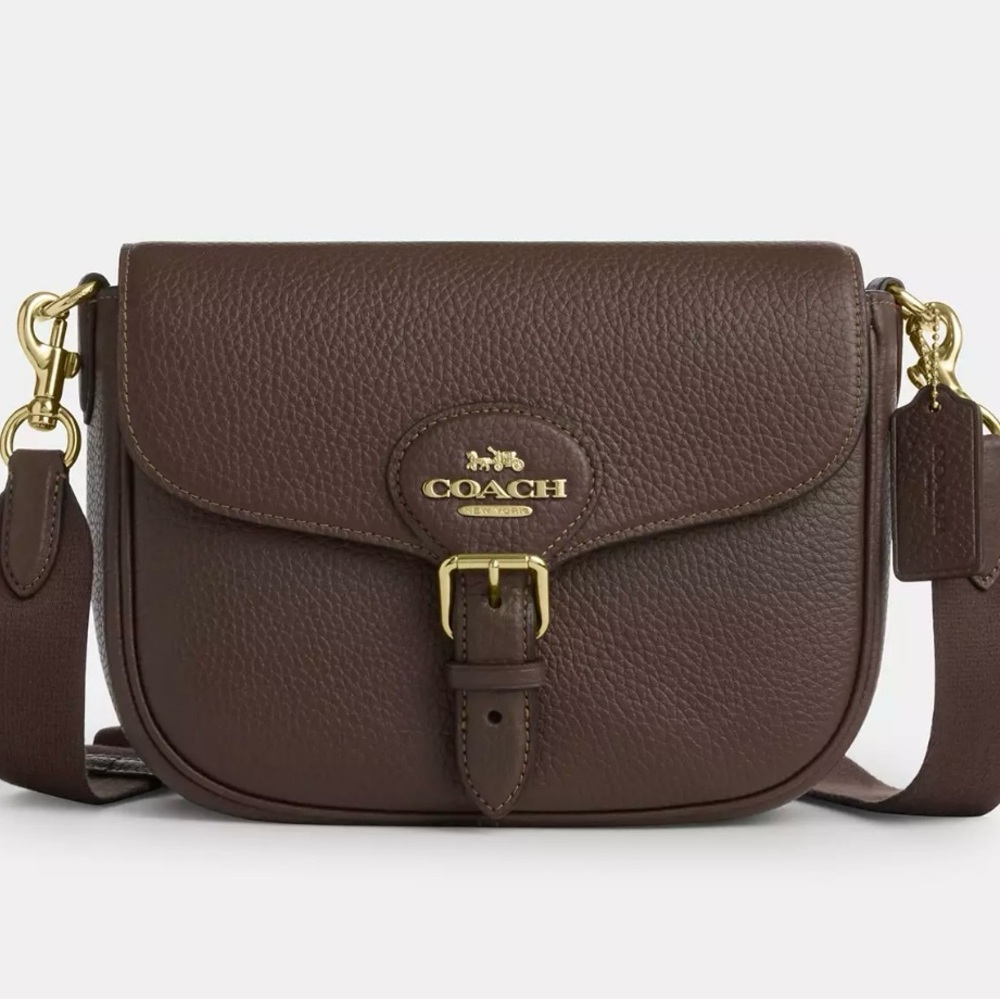 Authentic Coach Brown Leather Crossbody Bag- NWT